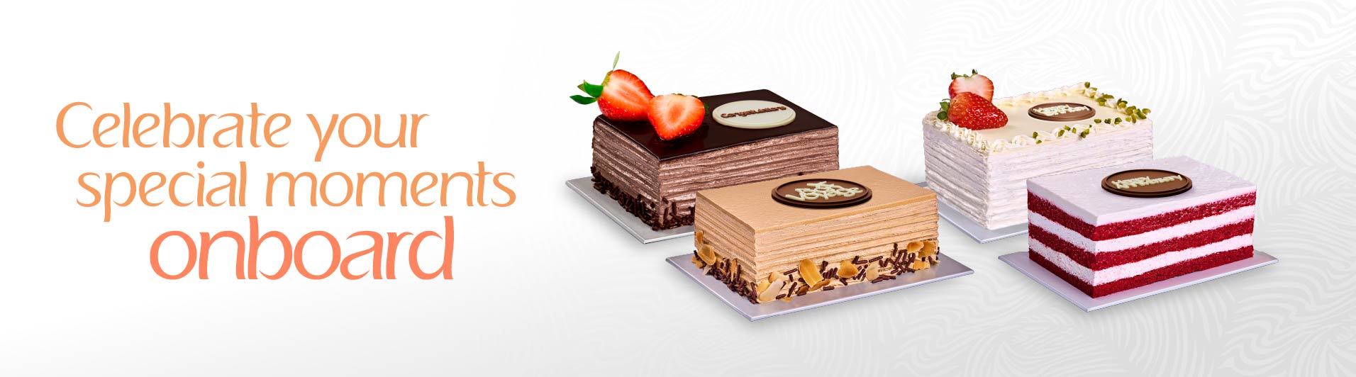 Celebrate your special moments on-board