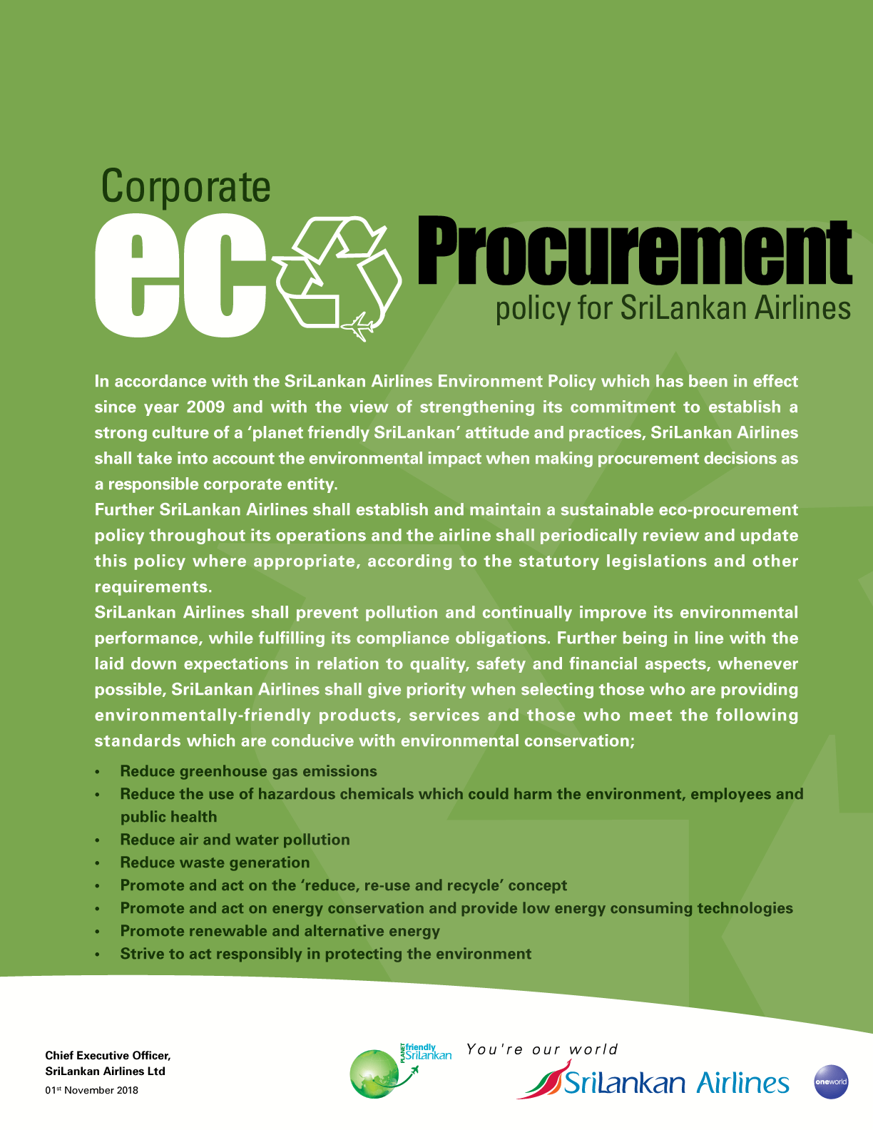Eco-Procurement Policy
