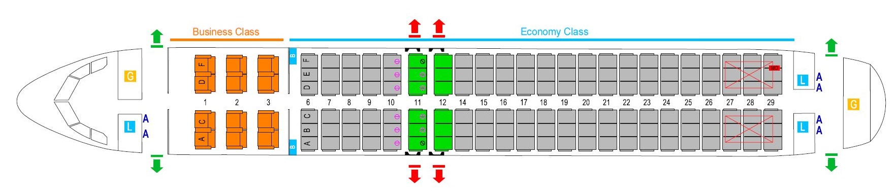 thai smile a320 seat map Flight Facilities Flight Information Srilankan Airlines thai smile a320 seat map