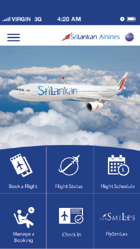 Booking App| Flight App| SriLankan Airlines