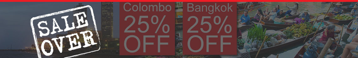 Last Minute Getaway Specials to Bangkok and Colombo