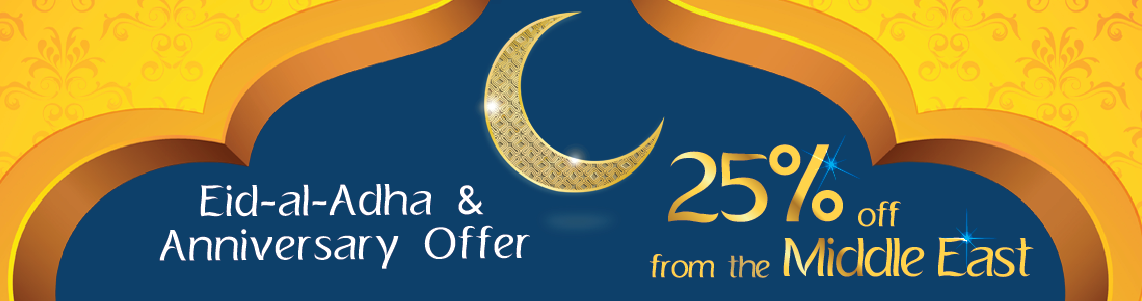 25% off from Middle East!