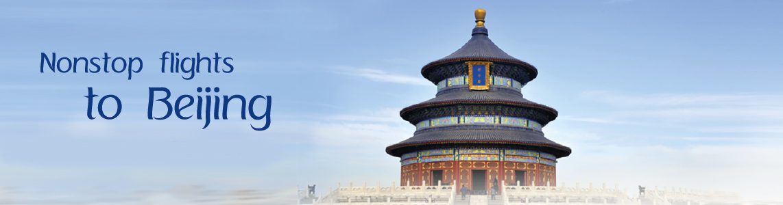 Nonstop flights to Beijing